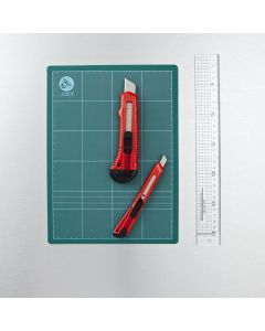 Jakar 4 Piece Cutting Mat and Cutter Set A4
