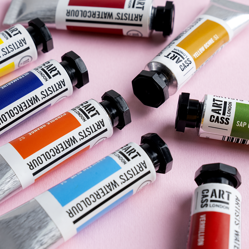 Watercolour paint category page
